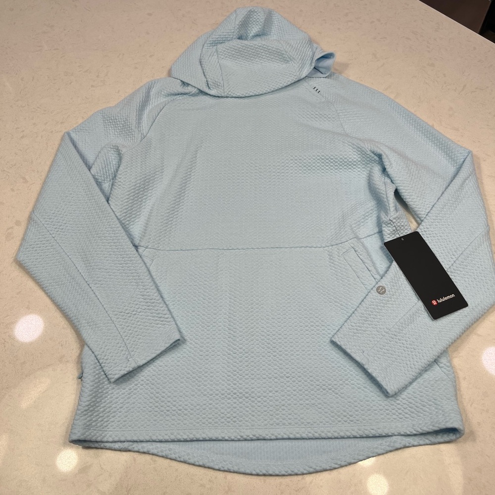 At ease hoodie powder blue new with tags